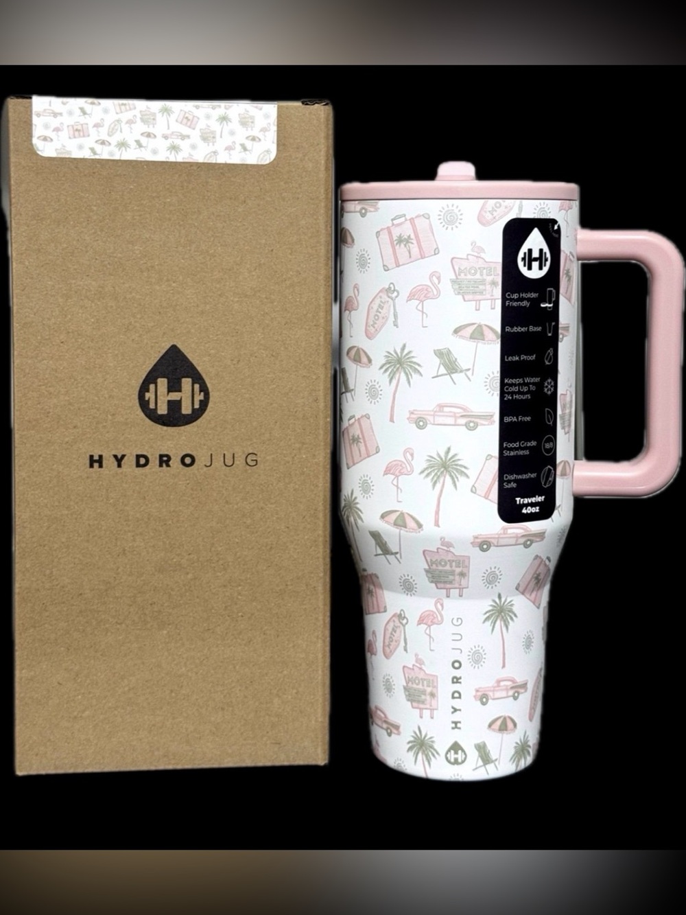 Hydrojug Roadtrip 40 ounce traveler tumbler NEW in box